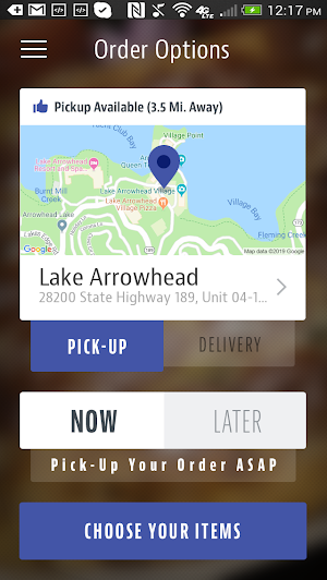 Lake Arrowhead Pizza Screenshot 1