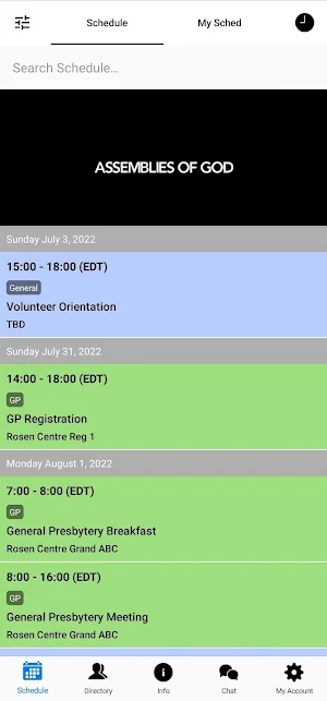 AG Events Screenshot 0