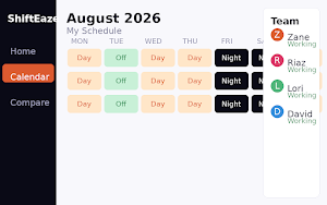 ShiftEaze Screenshot 2