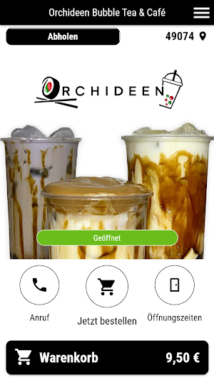 Orchideen Bubble Tea & Café Screenshot 0