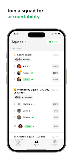 Momentum: Energising Habits Screenshot 3