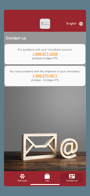 USA UnicaCard Screenshot 2
