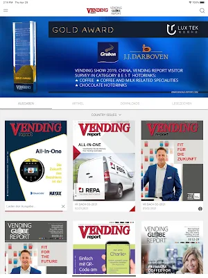 Vending Report Screenshot 0