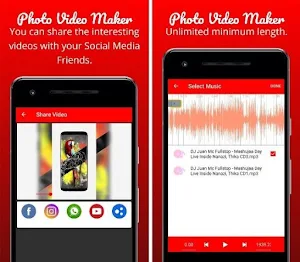 Photo Video Maker -  Music Vid Screenshot 1