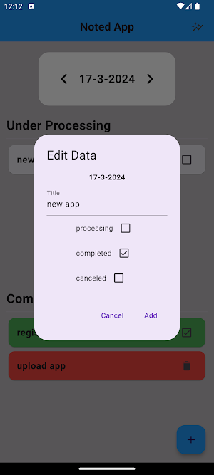 Noted: Todo App Screenshot 2