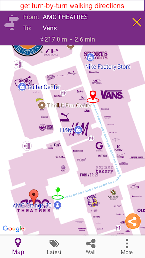 InMapz indoor navigation airport maps, mall maps Screenshot 3