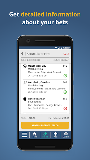 Aspers Casino Bet Tracker Screenshot 3