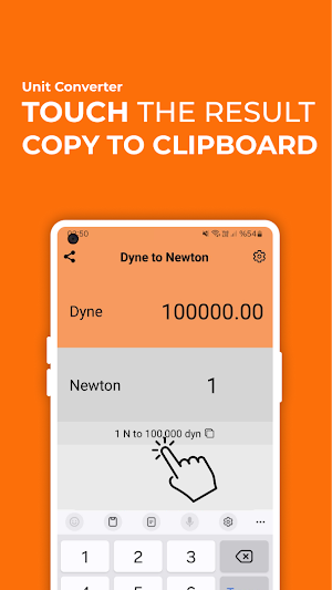 Dyne to Newton Converter Screenshot 2