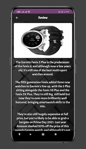 Garmin fenix 5 Plus Guide Screenshot 2