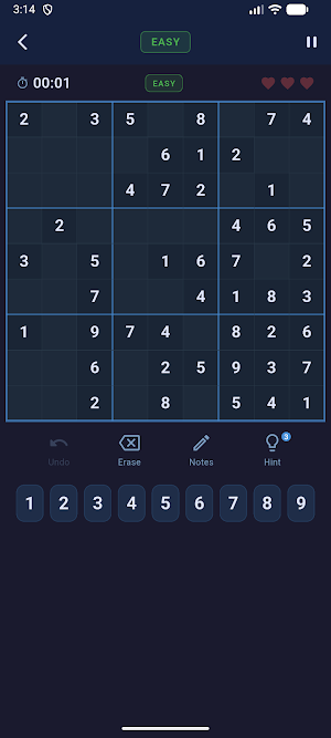 Sudoku - Classic Sudoku Screenshot 1