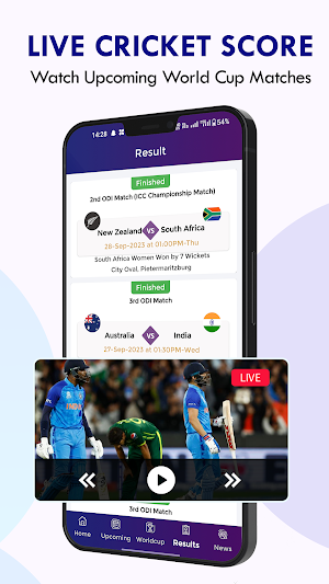 Live Cricket TV : Streaming HD Screenshot 3
