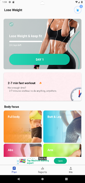 Body Weight Workout Weightloss Screenshot 3