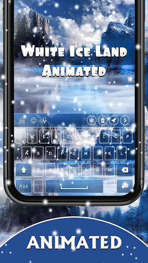 White Iceland Keyboard Screenshot 1