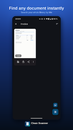 Clean Scanner: Scan to PDF Screenshot 2