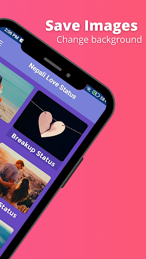 Nepali Love Status with Images Screenshot 1