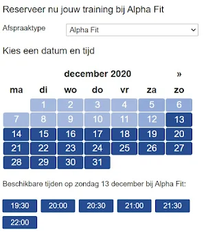 Alpha Fit B.V. Screenshot 0