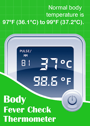 Body Fever Check Thermometer Screenshot 0