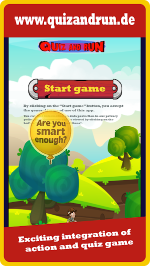Quiz & Run: Clever action ! Screenshot 0