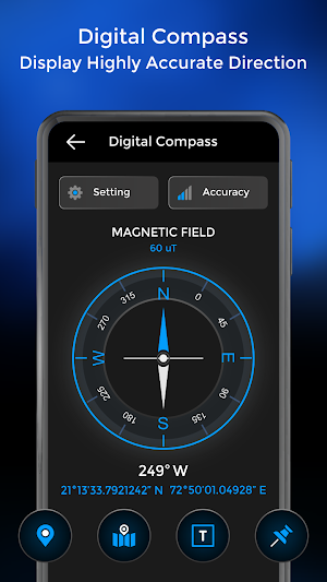 Smart Compass for Android - Free Digital Compass Screenshot 0
