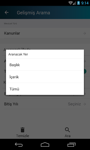T.C. Mevzuat Bilgi Sistemi Screenshot 2