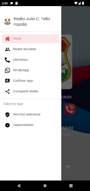 Radio Julio C. Tello Irazola Screenshot 2