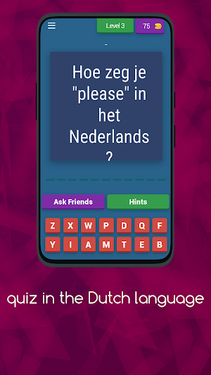 quiz in the Dutch language Screenshot 3