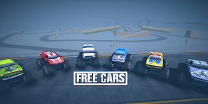 Monster Trucks Sandbox Simulator : Stunts Driving Screenshot 1