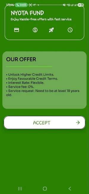 NYOTA EMPOWERMENT FUND Screenshot 1