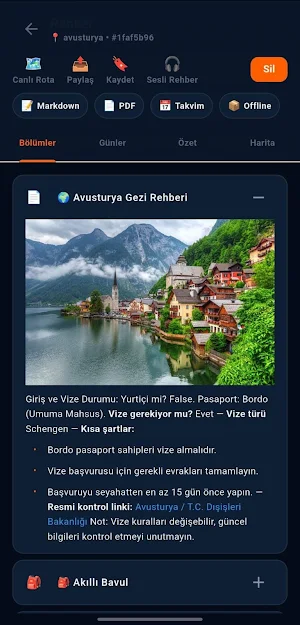 Gezmind: AI Seyahat Asistanı Screenshot 3