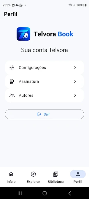 Telvora Book Screenshot 1