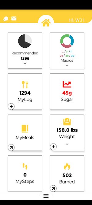W3 Fitness & Nutrition Screenshot 0