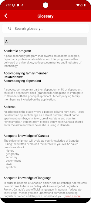 Canadian Citizenship Test 2025 Screenshot 2