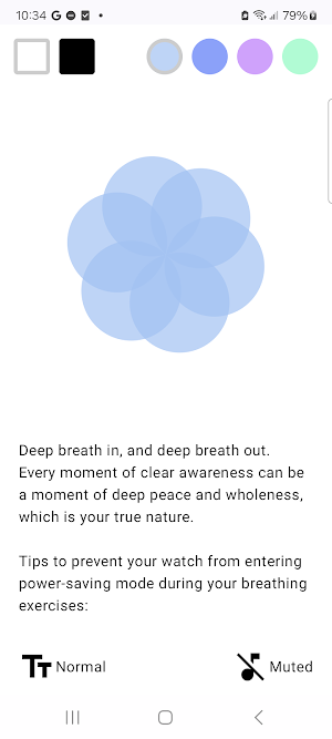 Deep Breath Watch Face Screenshot 0