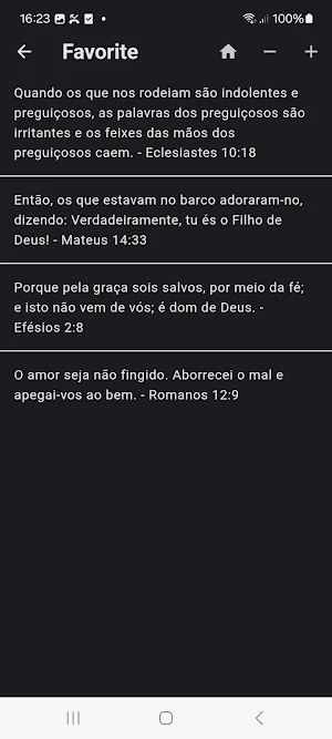 Versículos Bíblicos -  Oração Screenshot 2