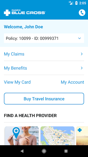 Pacific Blue Cross Mobile Screenshot 3