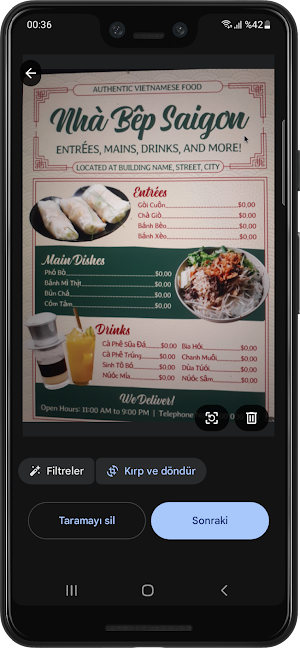 Menu Mate Screenshot 2
