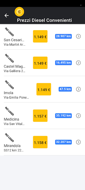 Cerca Distributori Diesel Screenshot 1