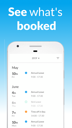 Leave Dates - Leave and Absence Planner Screenshot 3