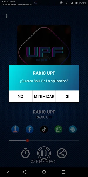 RADIO UNCION PODER Y FUEGO Screenshot 2