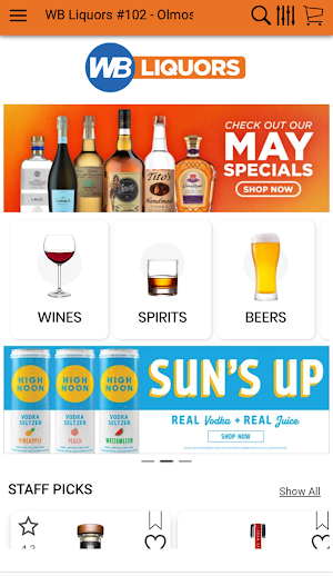 WB Liquors & Wine Screenshot 2