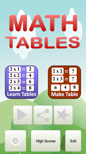 Math Tables Screenshot 0