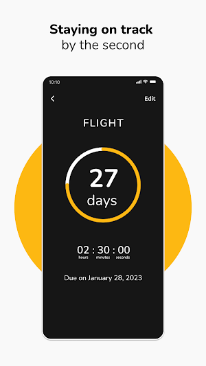 Holiday Countdown Trip Planner Screenshot 0