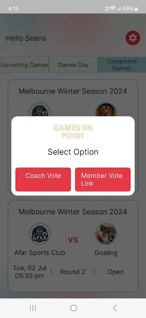 GamesOnPoint Screenshot 1