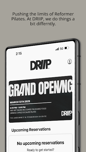 DRIIP Pilates Screenshot 2