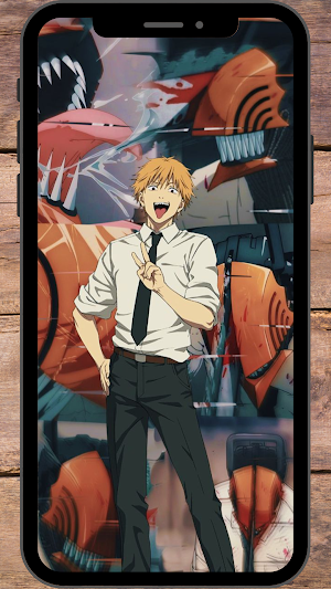 Denji Chainsaw Man Wallpaper Screenshot 2
