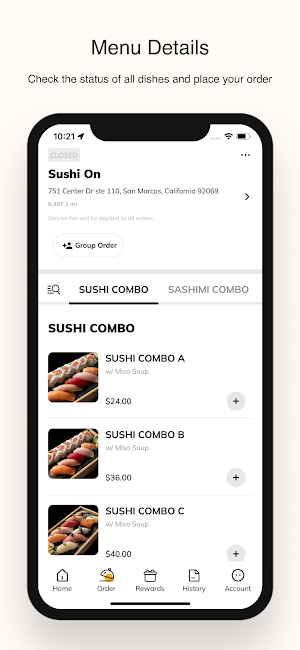 Sushi On Screenshot 1