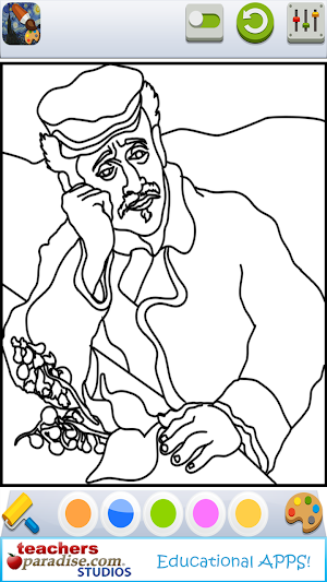 Vincent van Gogh Coloring Book Screenshot 1