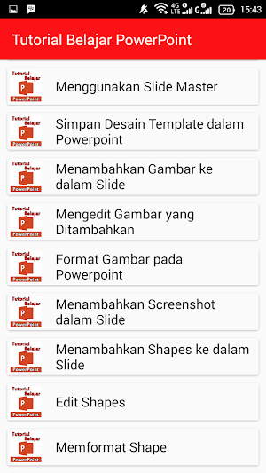 Tutorial Belajar PowerPoint Screenshot 3