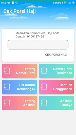 Cek Keberangkatan Haji Screenshot 0