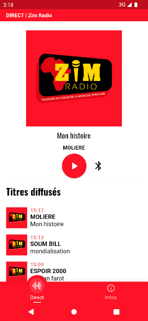 Zim Radio Screenshot 0